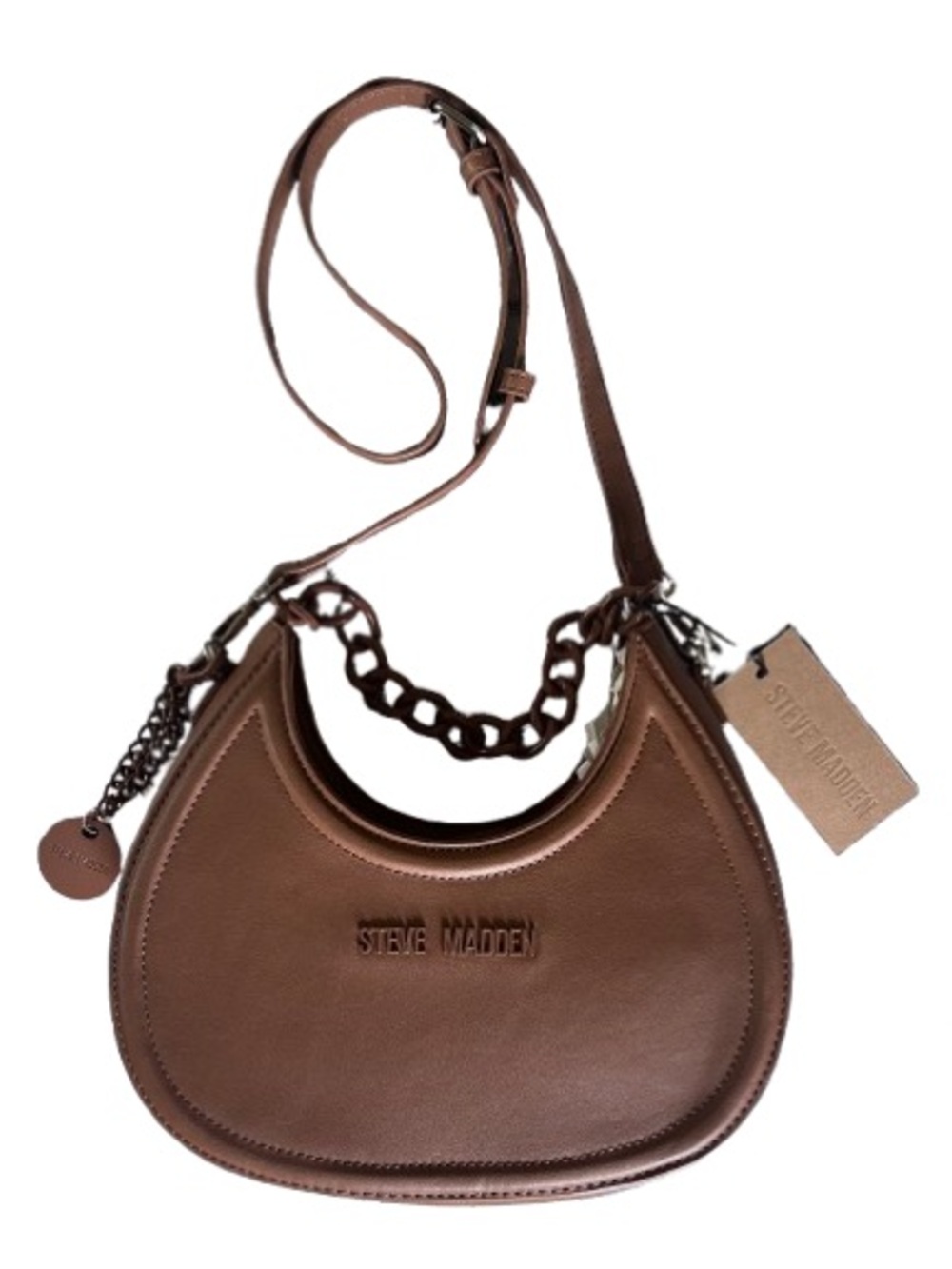 Steve Madden BMullins Crossbody 2 Way Bag in Brown